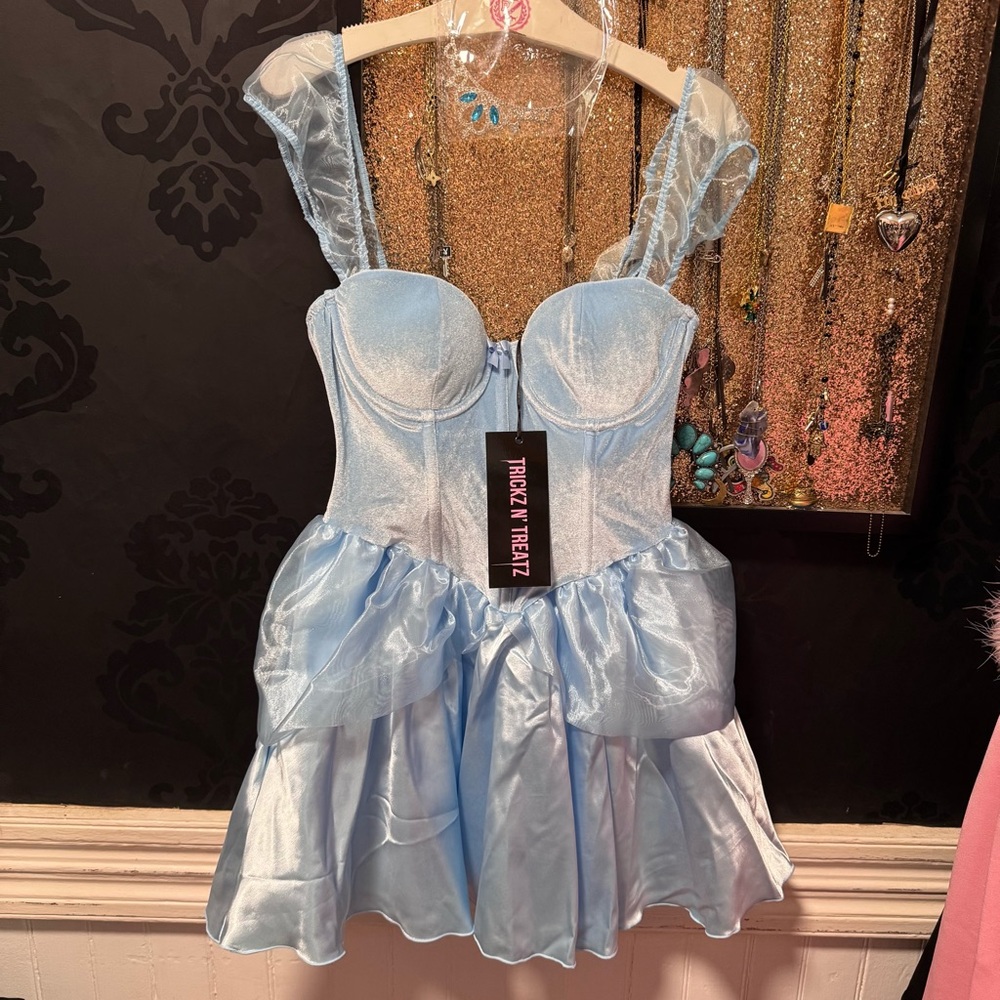 Dolls Kill Light Blue Mini Dress
